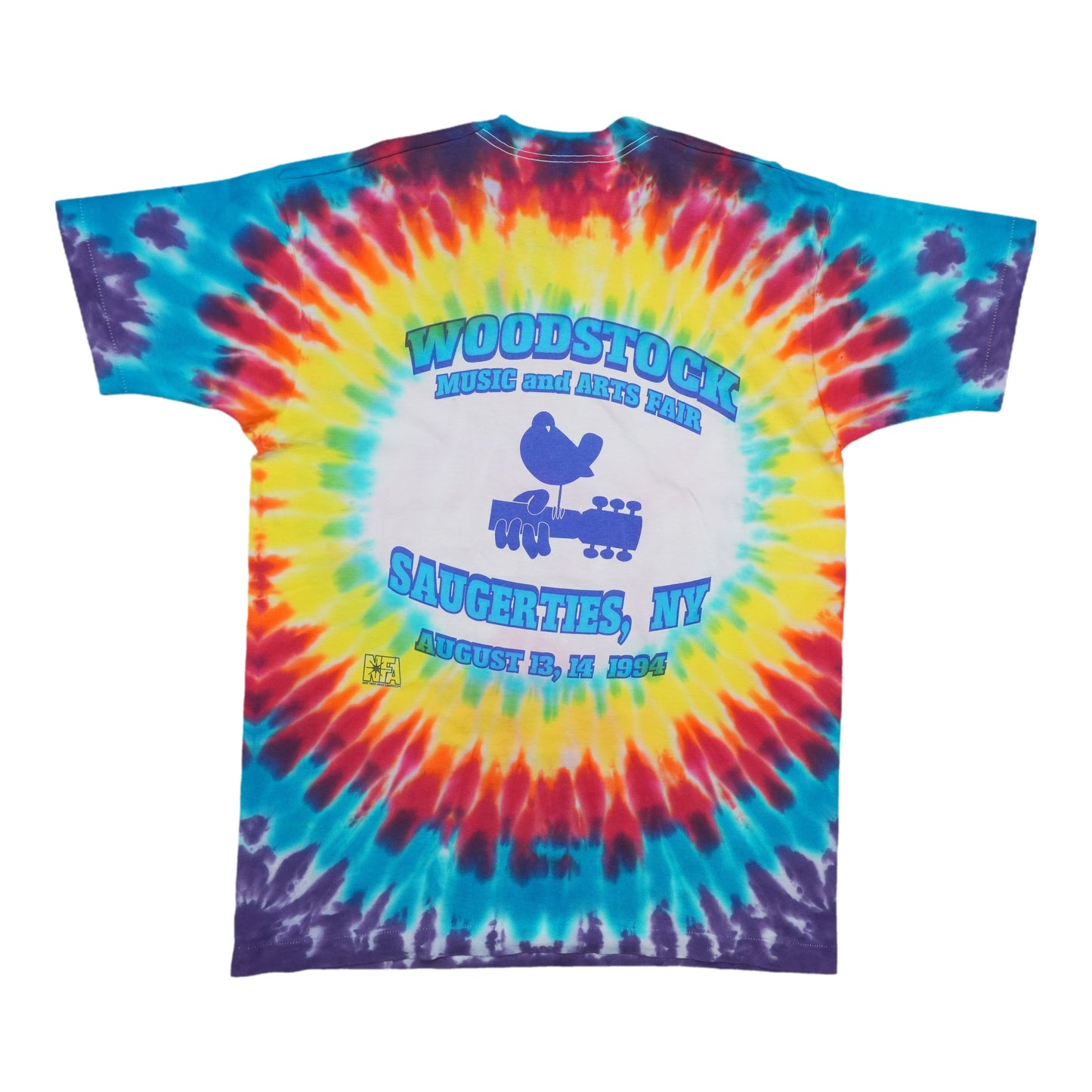 1990s Woodstock Tie Dye Shirt Back