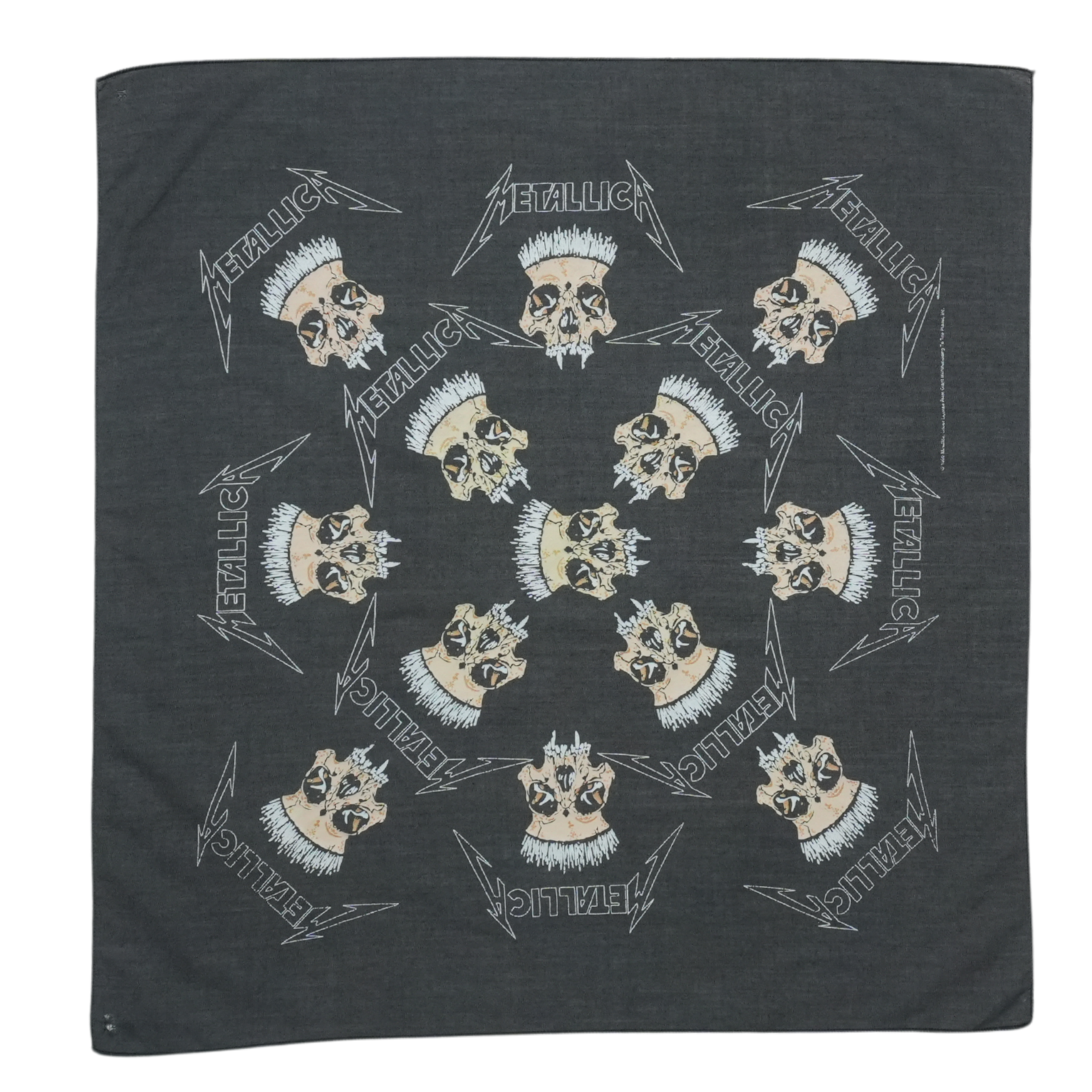 1990s Metallica Pushead Bandana | WyCo Vintage