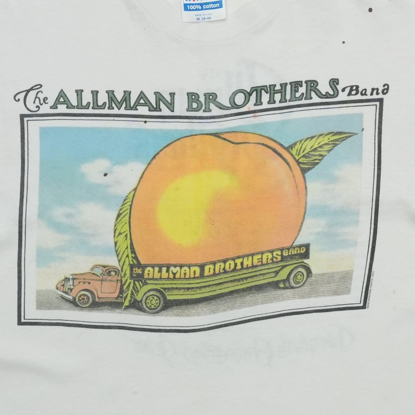 1990s Allman Brothers Band Eat a Peach Shirt Detail 2