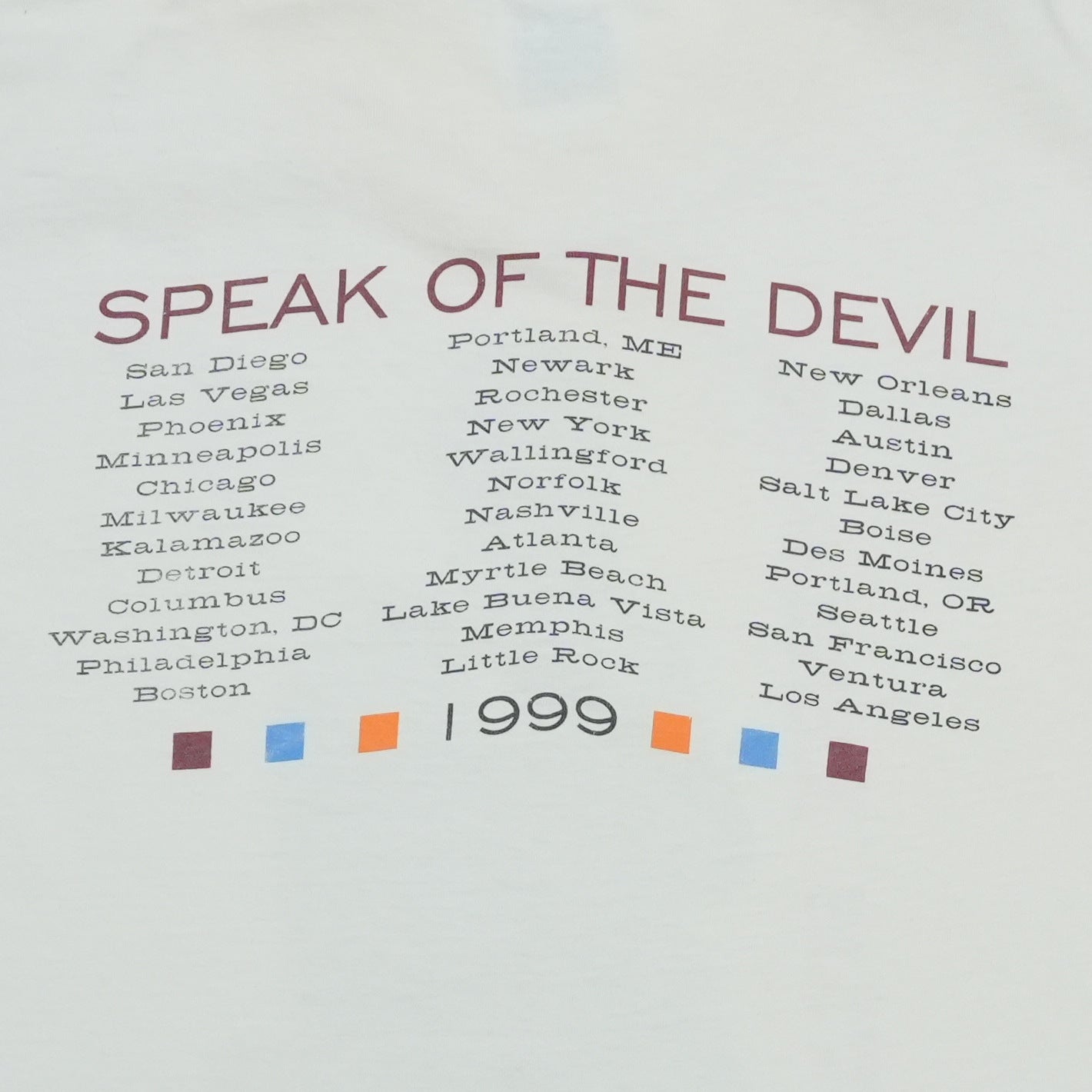 1990s Chris Isaak Speak of the Devil Shirt Detail 4