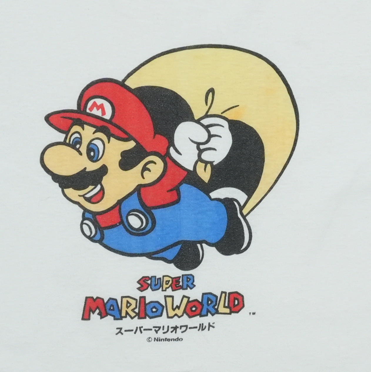 1990s Super Mario World Nintendo Shirt Detail 2