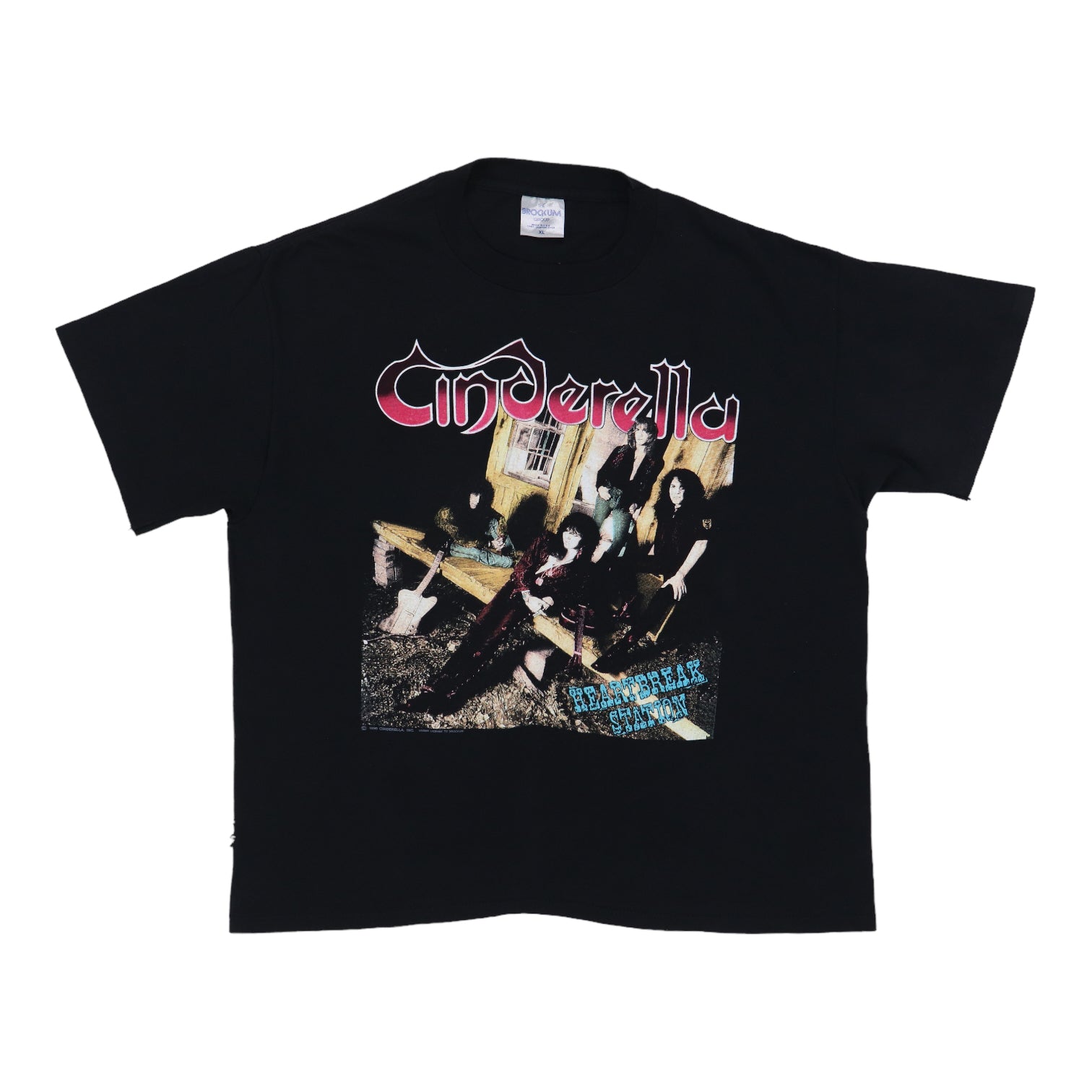 1991 Cinderella Heartbeat Station Tour Shirt | Authentic Vintage 