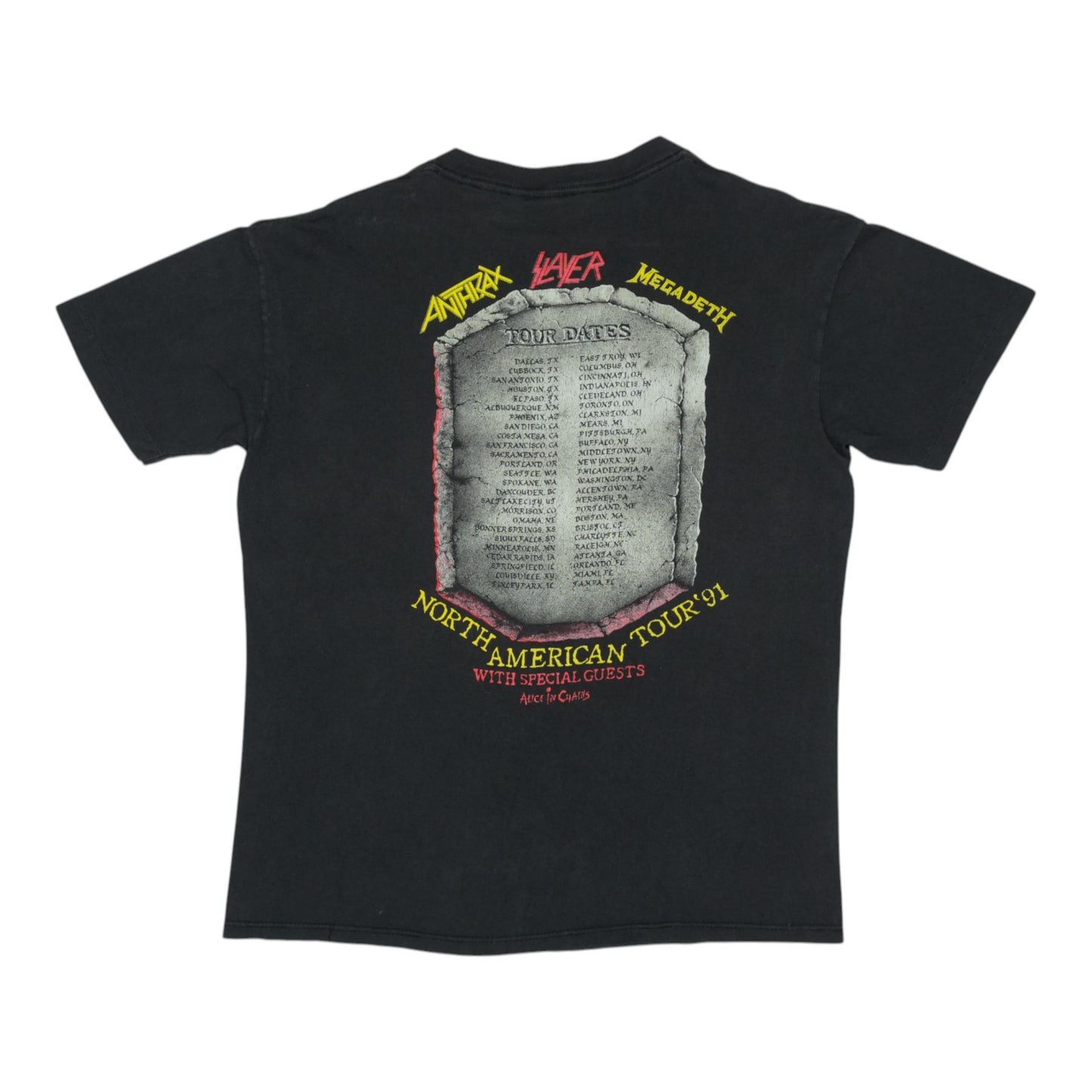 1991 Clash Of The Titans Tour Shirt