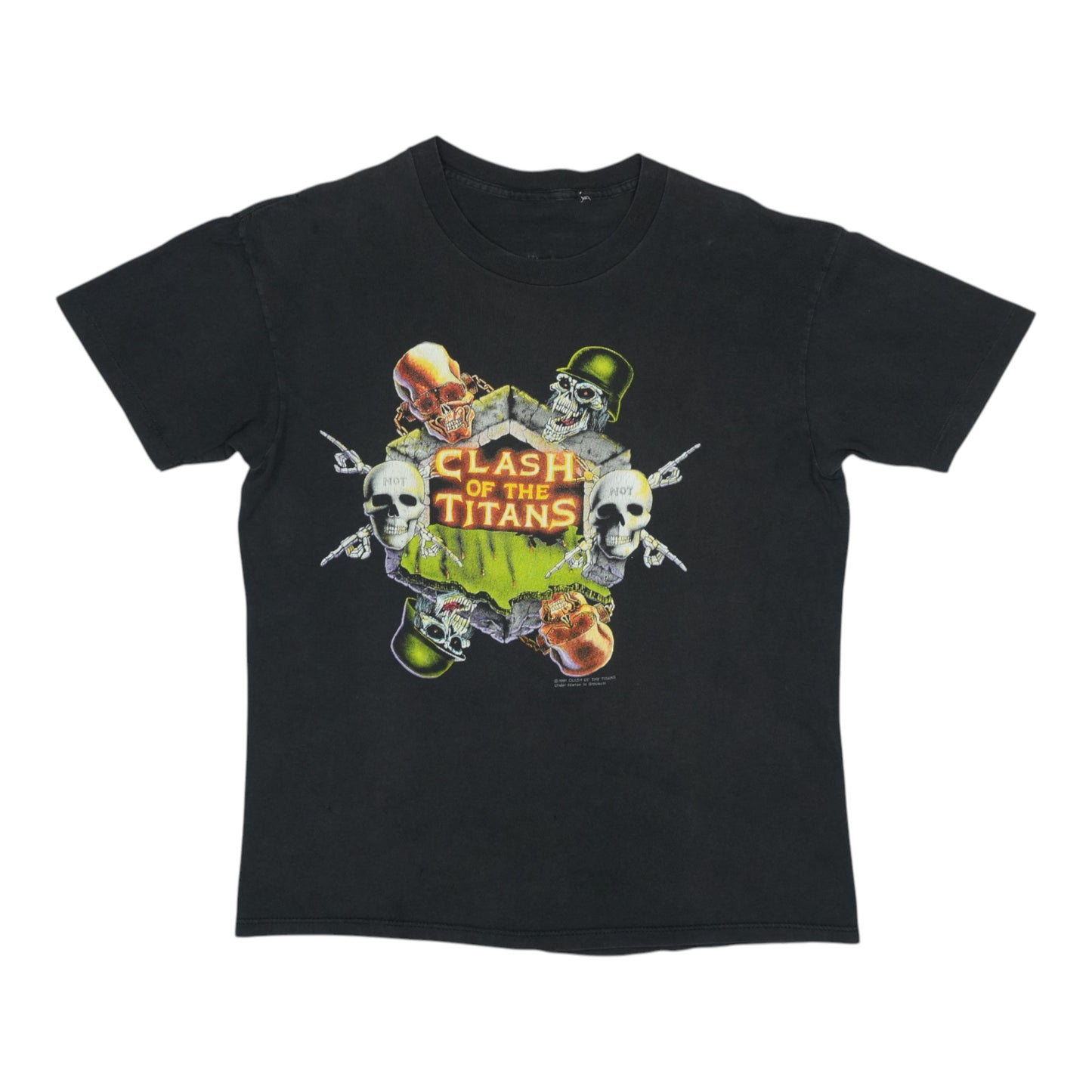 1991 Clash Of The Titans Tour Shirt