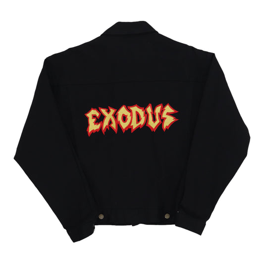 1991 Exodus Good Friendly Violent Fun Denim Jacket Back