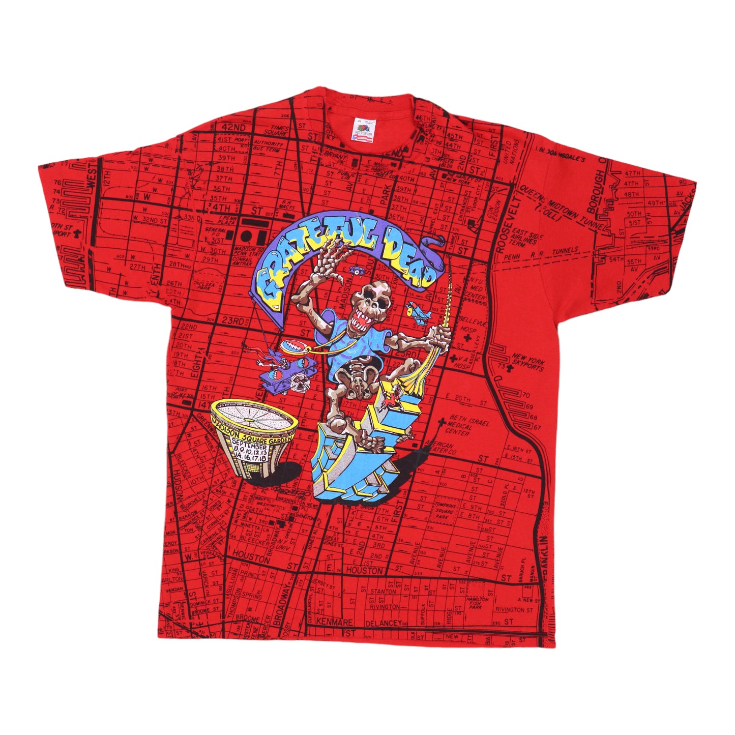 1991 Grateful Dead Madison Square Garden Concert Shirt