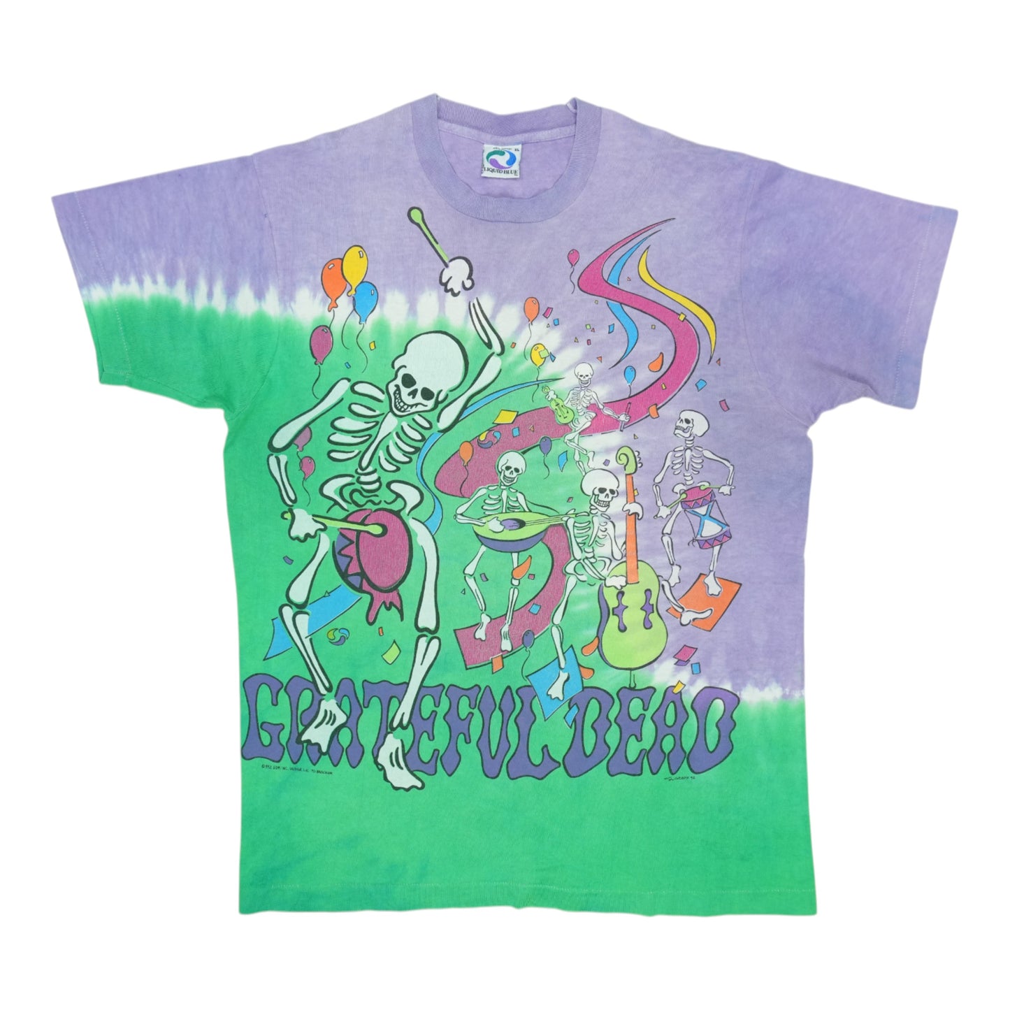 1991 Grateful Dead New Year's Eve Tie Dye Shirt