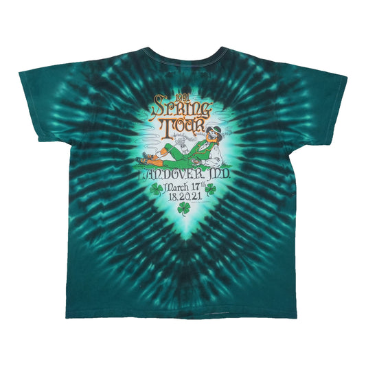 1991 Grateful Dead St Patricks Day Tour Tie Dye Shirt