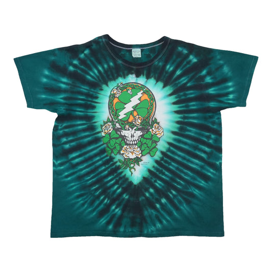 1991 Grateful Dead St Patricks Day Tour Tie Dye Shirt