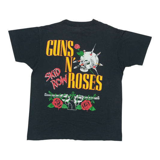 1991 Guns N Roses Skid Row Tour Shirt Back