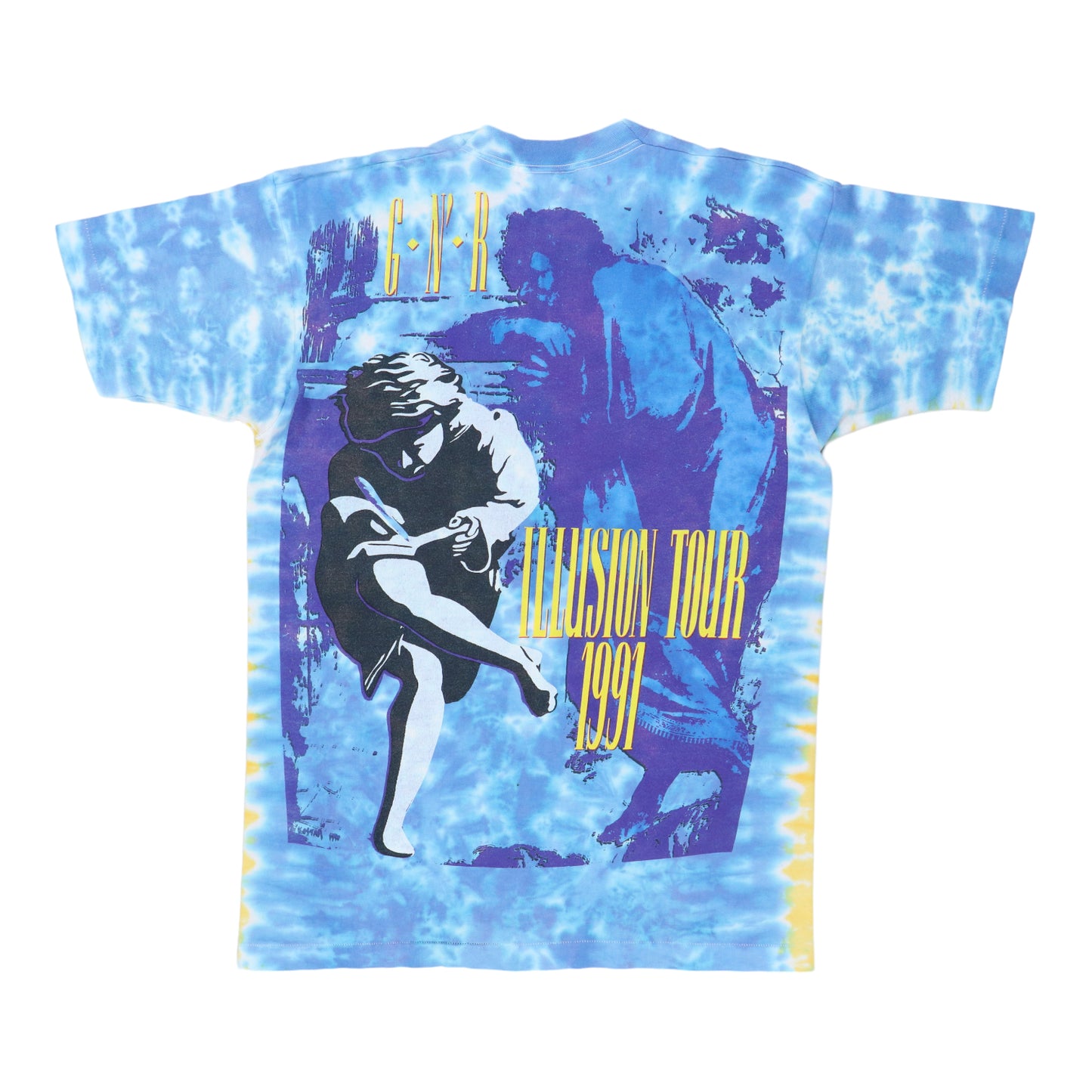 1991 Guns N Roses Use Your Illusion Tie Dye Shirt