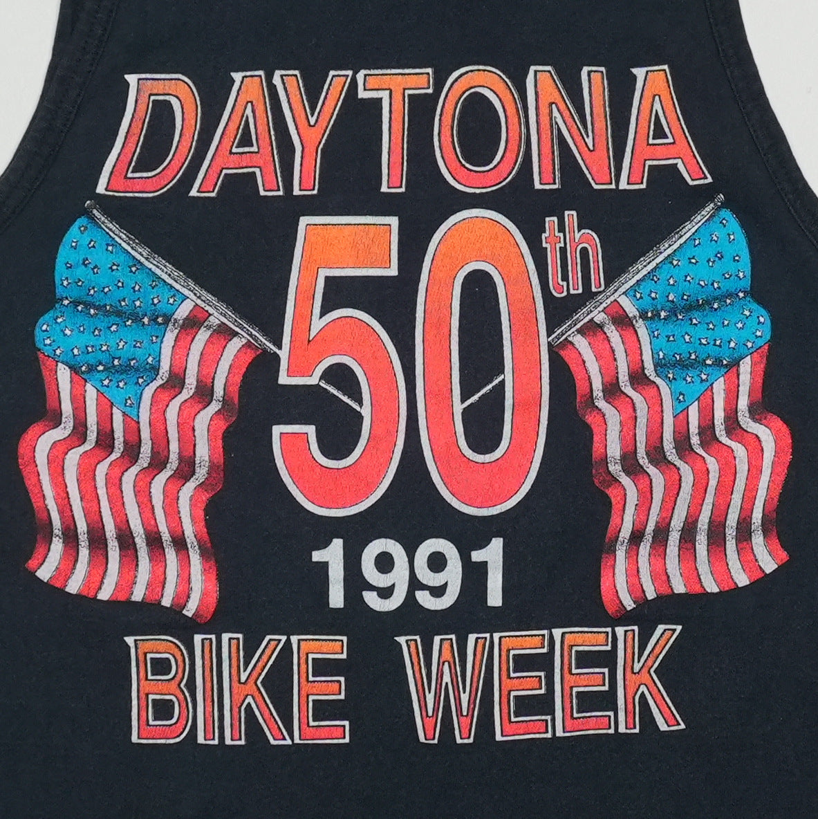 1991 Harley Davidson Daytona Bike Week 50th Tank Top Detail 5