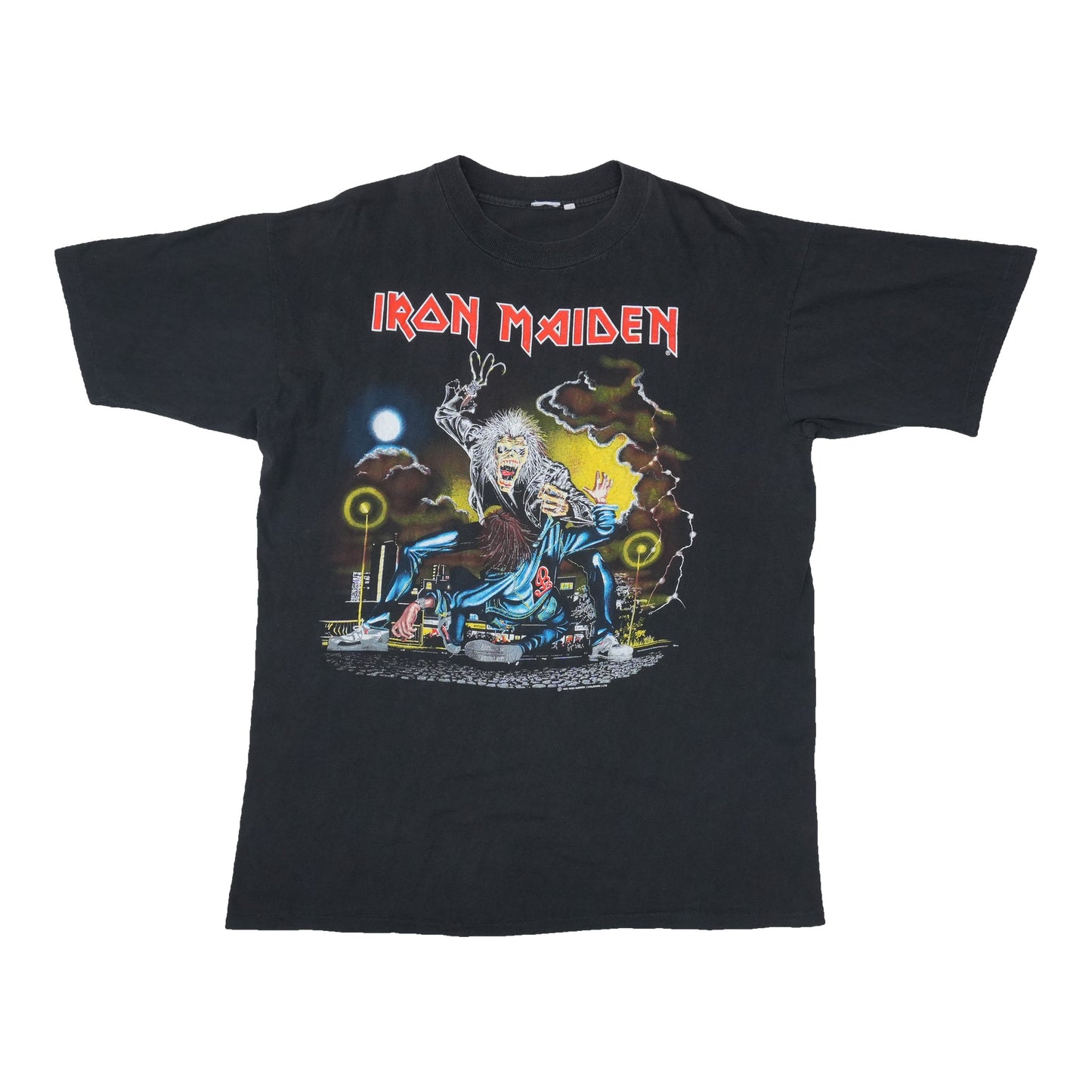 1991 Iron Maiden No Prayer On The Road Tour Shirt