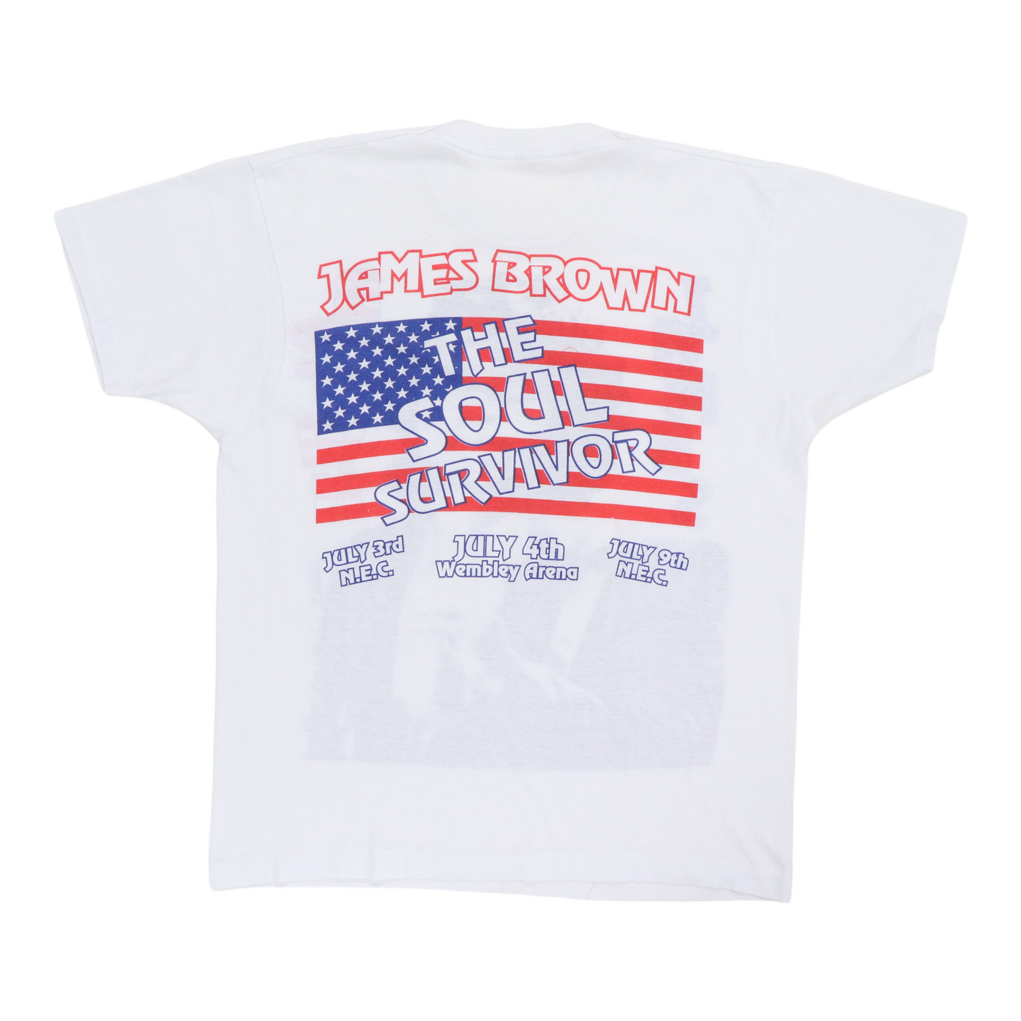 1991 James Brown Soul Survivor Tour Shirt