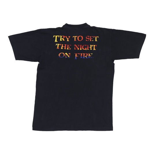 1991 Jim Morrison Set The Night On Fire Shirt Back