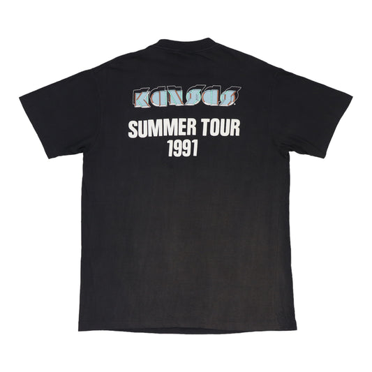 1991 Kansas Summer Tour Shirt Back