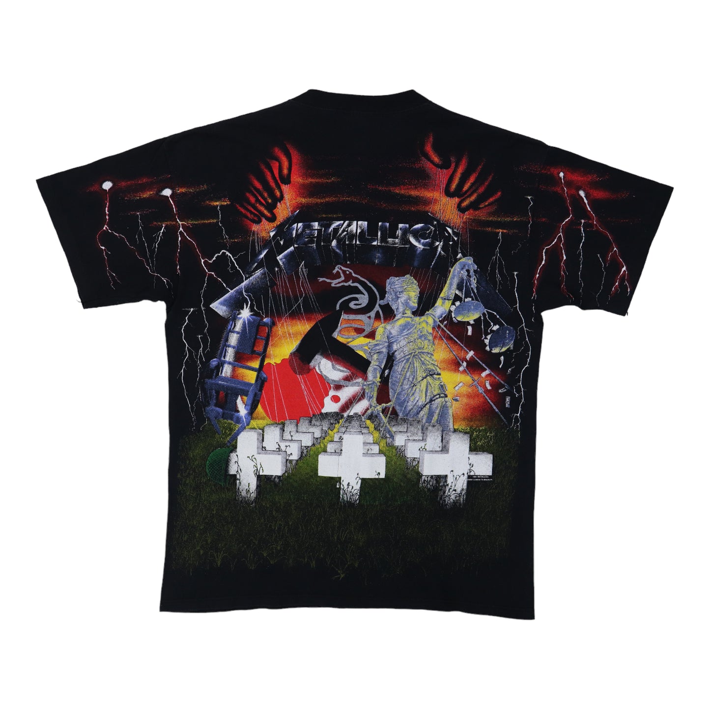 1991 Metallica All Over Print Shirt