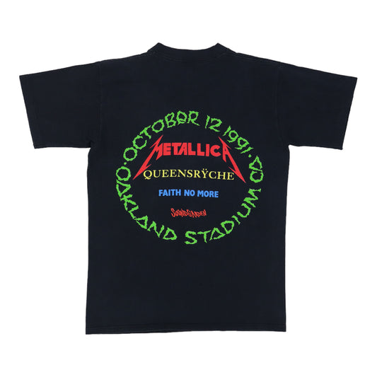 1991 Metallica Day On The Green Concert Shirt Back