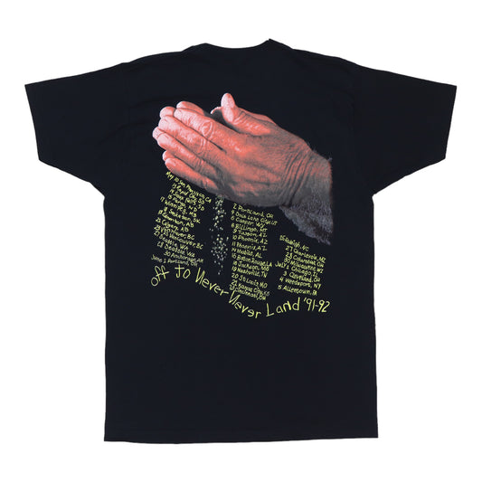 1991 Metallica Enter Sandman Tour Shirt Back
