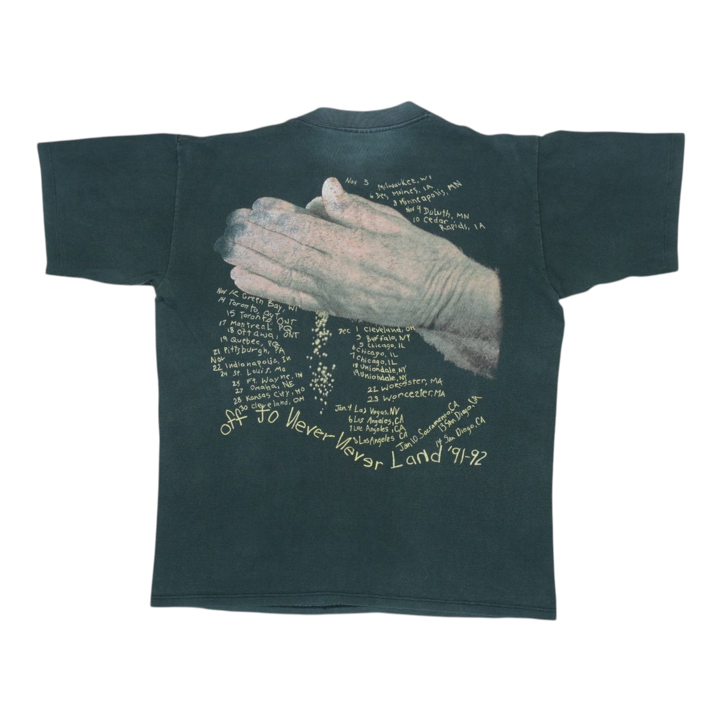 1991 Metallica Enter Sandman Tour Shirt