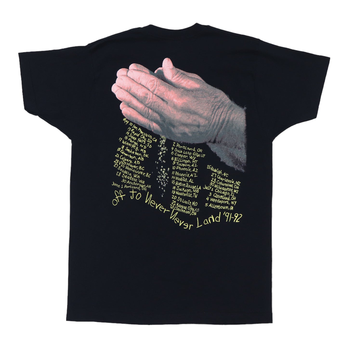 1991 Metallica Enter Sandman Tour Shirt