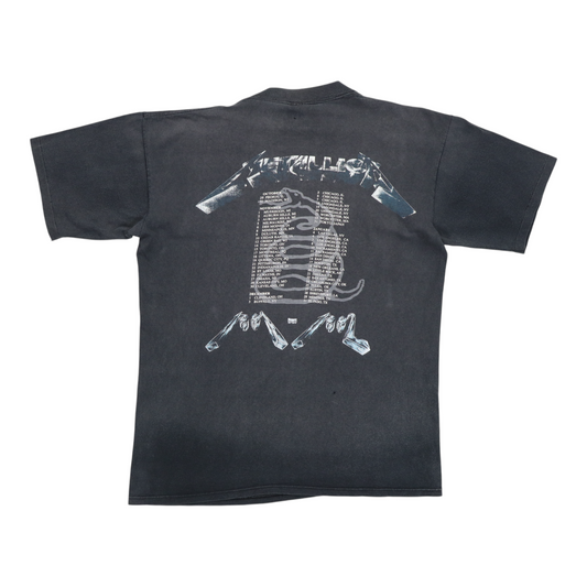 1991 Metallica Tour Shirt Back