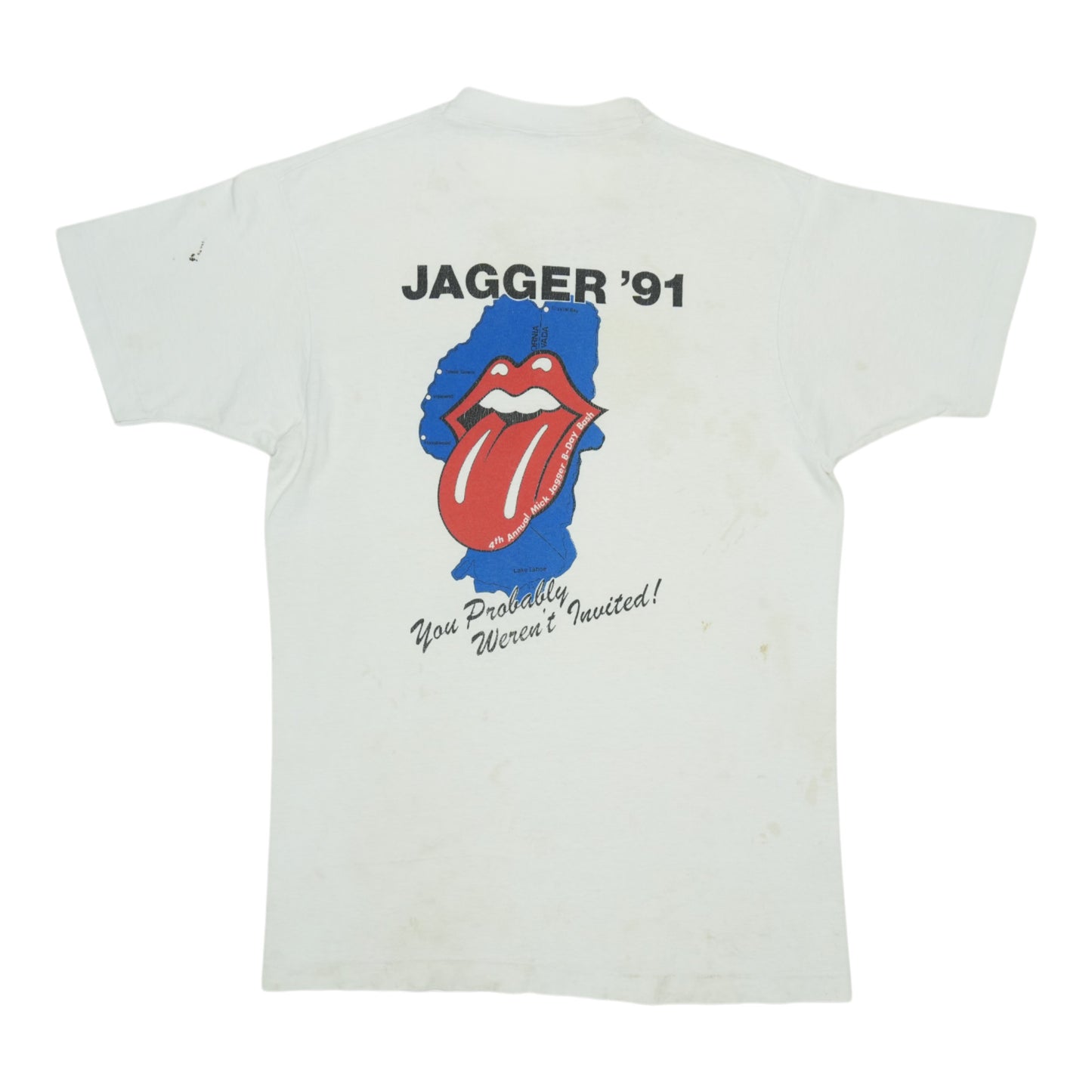 1991 Mick Jagger Birthday Bash Shirt