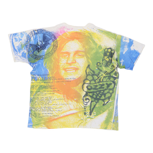 1991 Ozzy Osbourne All Over Print Shirt Back