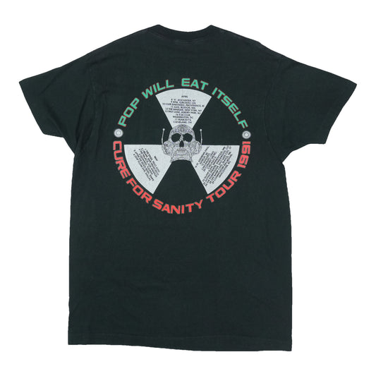 1991 Pop Will Eat Itself Cure For Sanity Tour Shirt