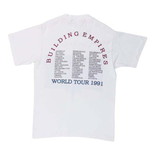 1991 Queensryche Empire World Tour Shirt Back