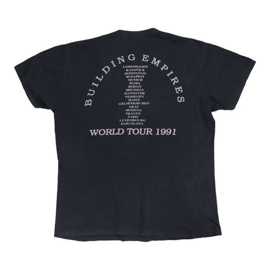 1991 Queensryche Empire World Tour Shirt Back