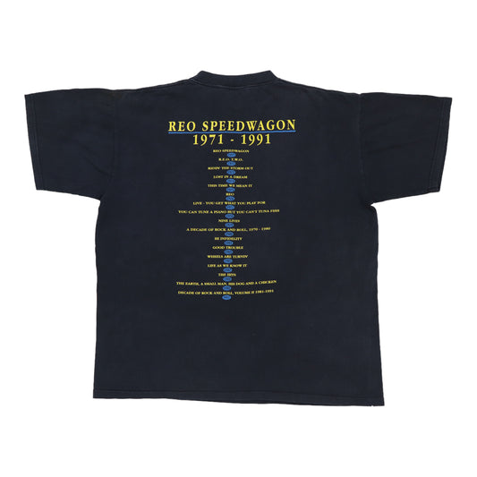 1991 REO Speedwagon Tour Shirt Back