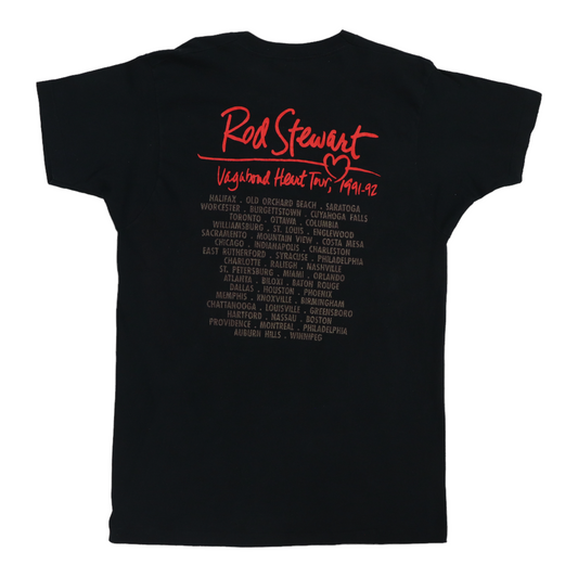 1991 Rod Stewart Tour Shirt Back