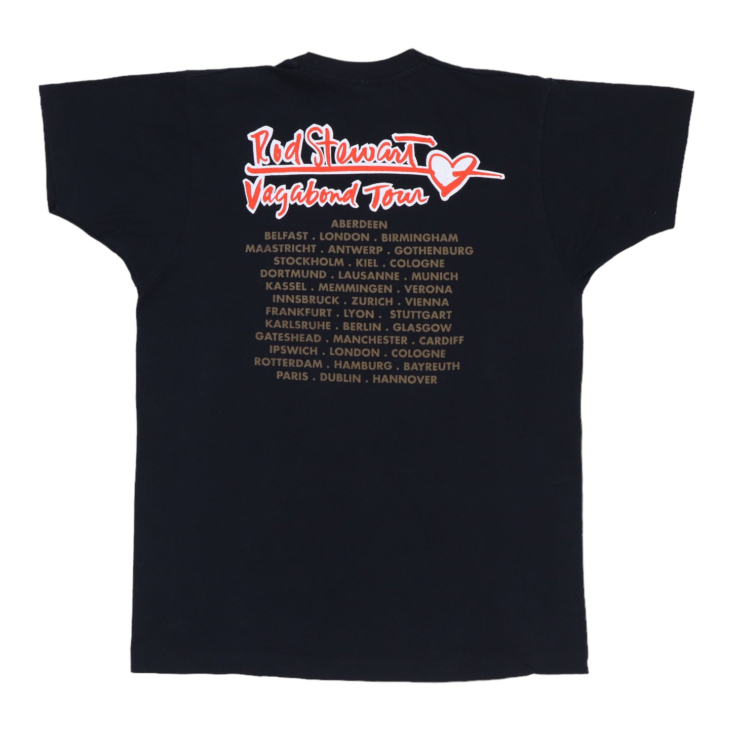 1991 Rod Stewart Vagabond Tour Shirt