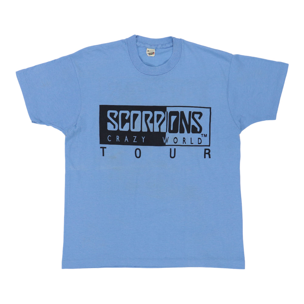 1991 Scorpions Crazy World Tour Shirt