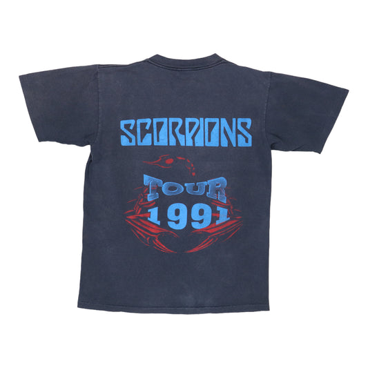 1991 Scorpions Tour Shirt Back
