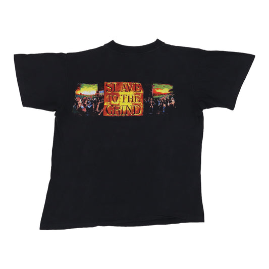 1991 Skid Row Slave To The Grind Shirt Back