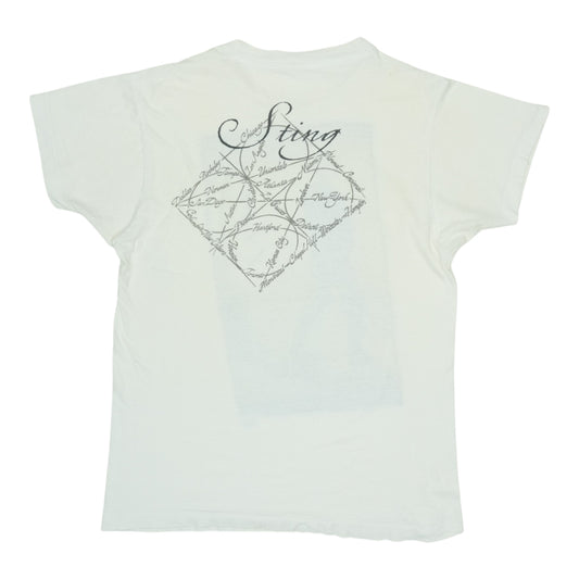 1991 Sting Tour Shirt Back