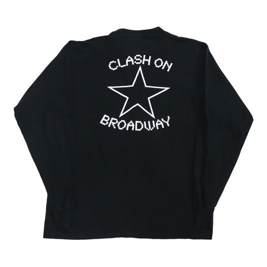1991 The Clash On Broadway Promo Long Sleeve Shirt Back