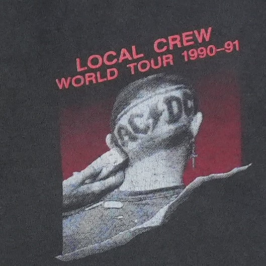 1991 ACDC Local Crew World Tour Shirt