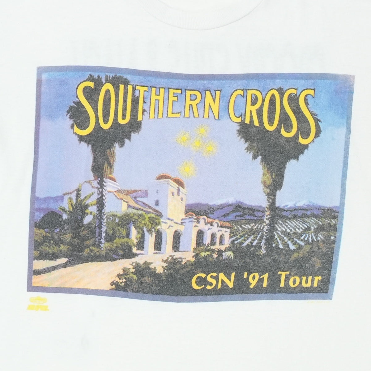 1991 Crosby Stills And Nash Southern Cross Acoustic Tour Shirt