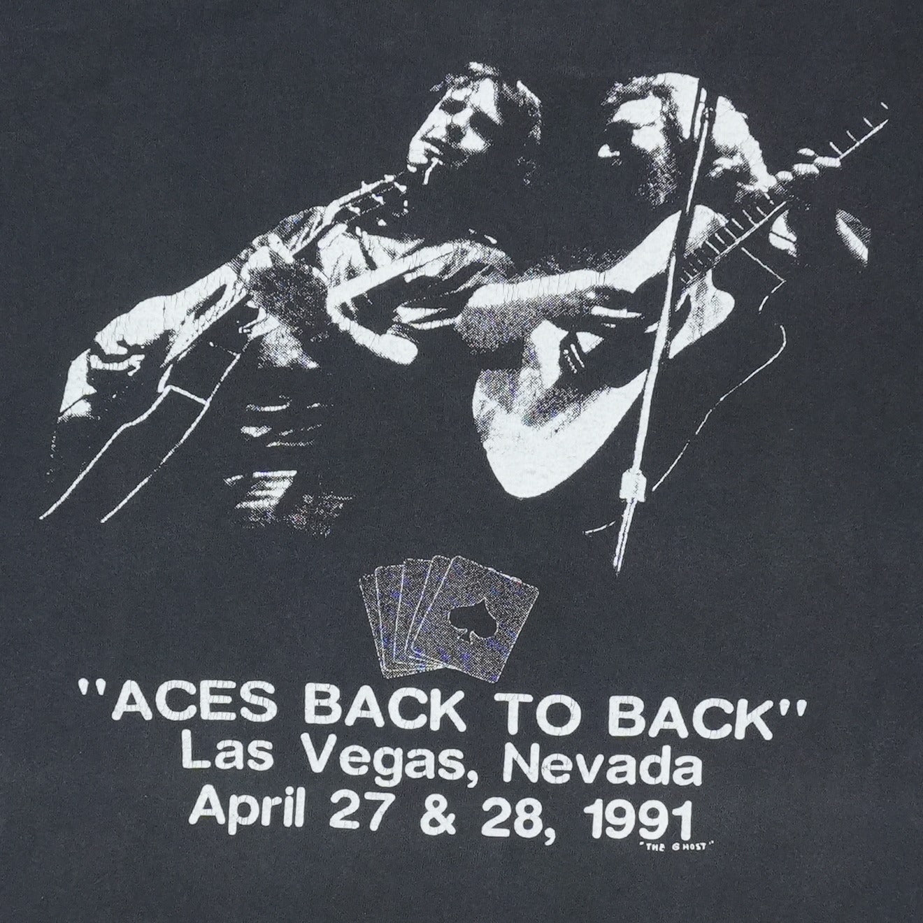 1991 Grateful Dead Aces Back to Back Las Vegas Shirt