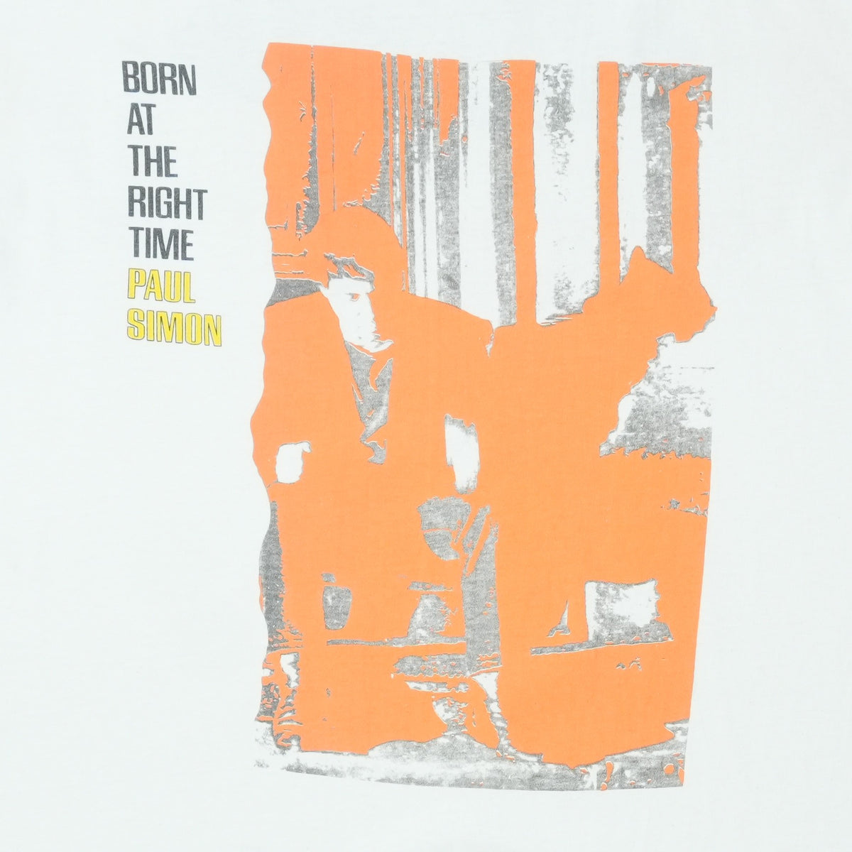 1991 Paul Simon Born At The Right Time Tour Shirt