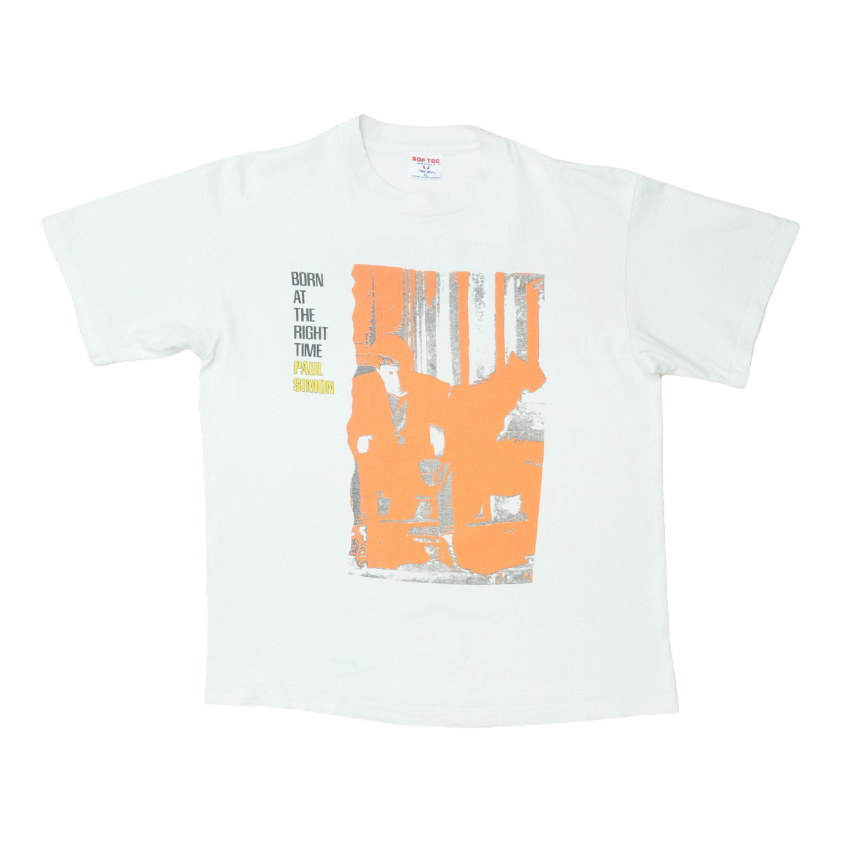 1991 Paul Simon Born At The Right Time Tour Shirt