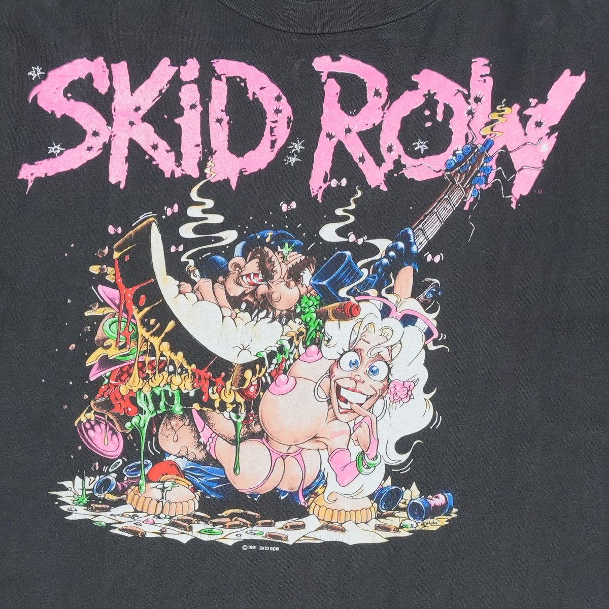 1991 Skid Row Eat Fuck Kill Shirt
