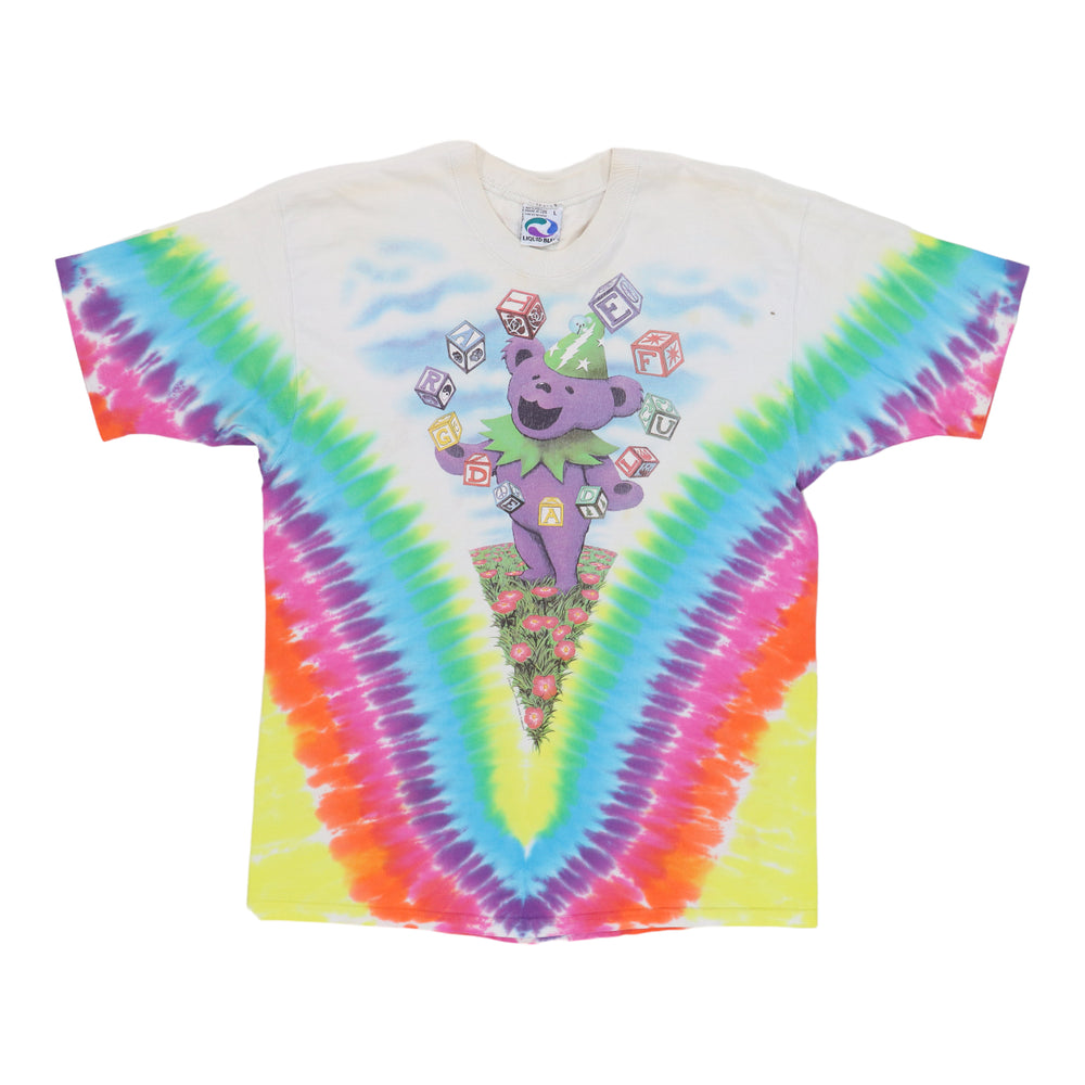 1991 Grateful Dead Liquid Blue Spring Tour Tie Dye Shirt