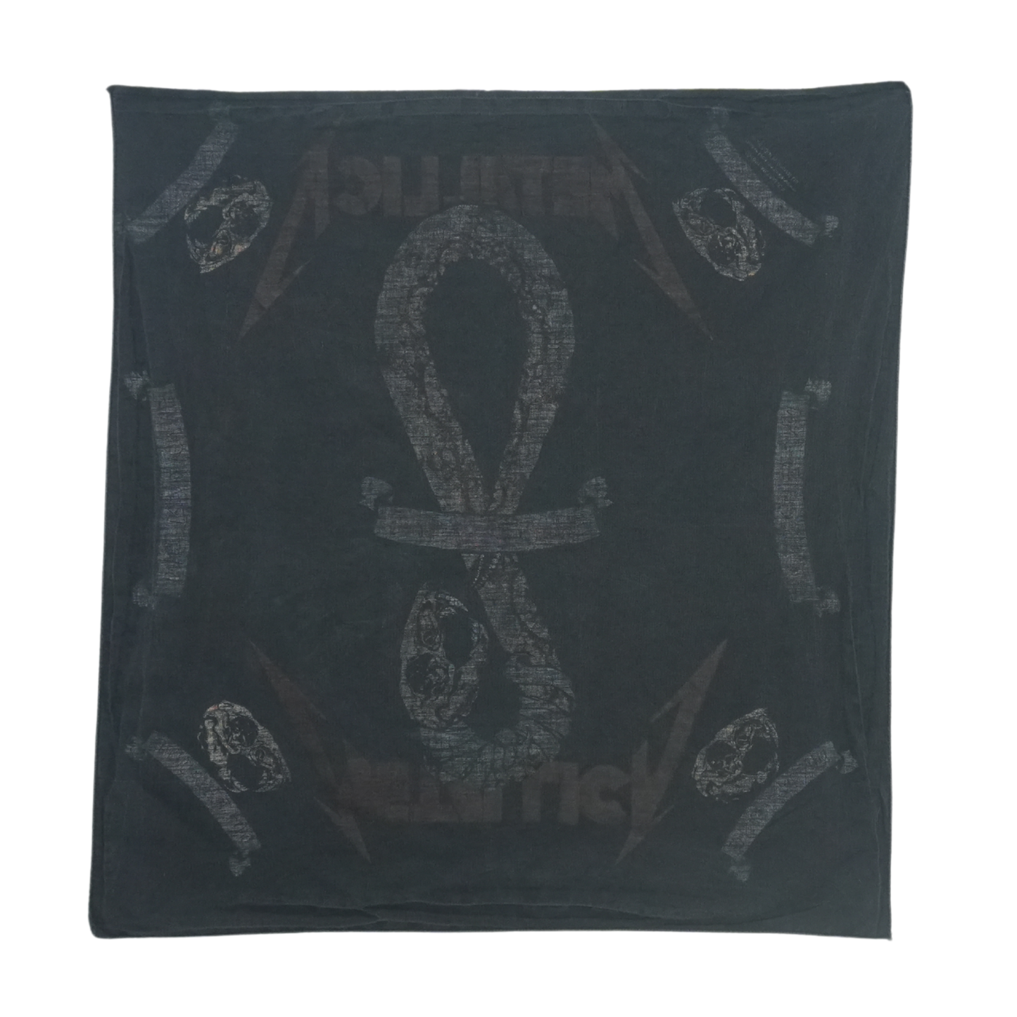 1991 Metallica Don't Tread On Me Bandana Back