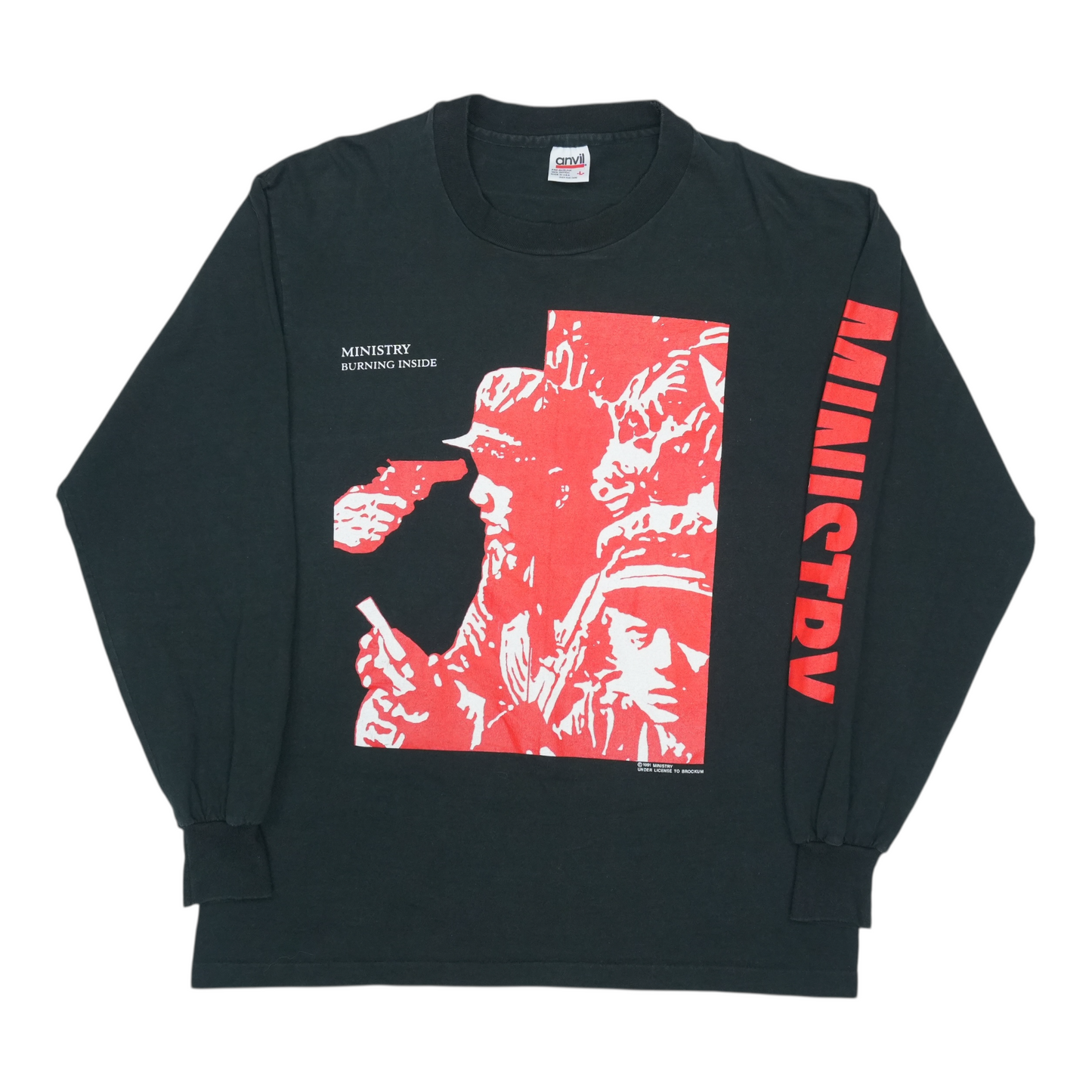 1991 Ministry Burning Inside Long Sleeve Shirt