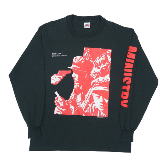 1991 Ministry Burning Inside Long Sleeve Shirt