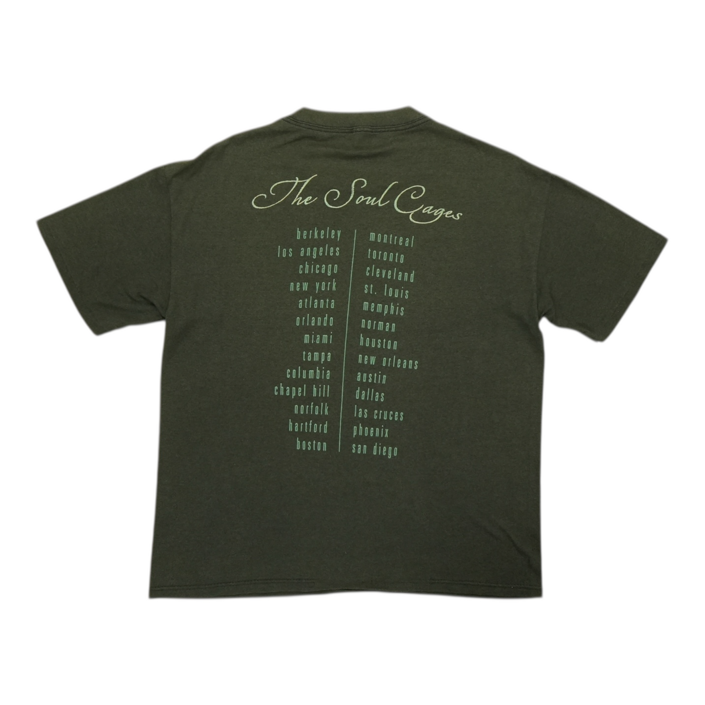 1991 Sting The Soul Cages Tour Shirt